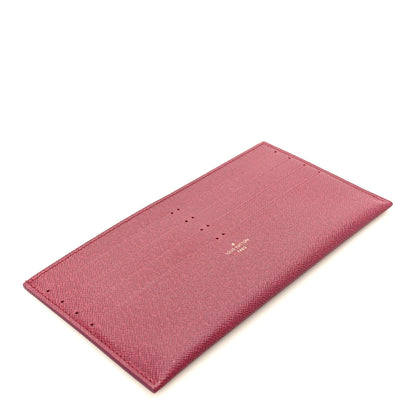 Louis Vuitton Calfskin Pochette Felicie Card Holder Insert Fuchsia 4 of 7