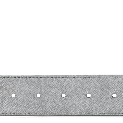 Louis Vuitton Monogram Reverse Taigarama 40mm LV Initiales Reversible Belt 85 34 Silver 4 of 5