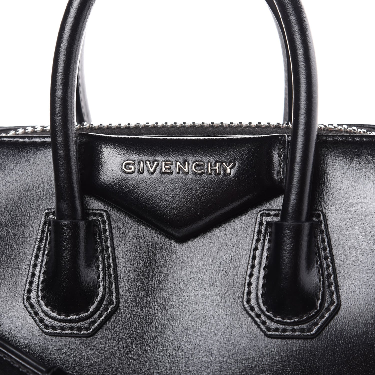 Givenchy Shiny Lord Calfskin Mini Antigona Black 10 of 12