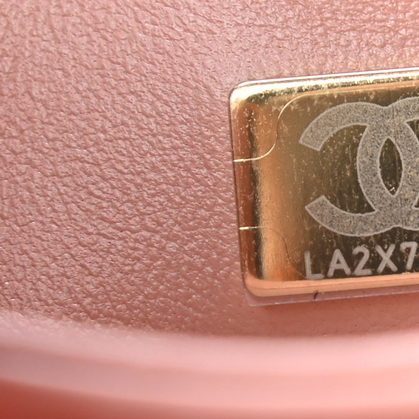 Calfskin Quilted Coco Lady Flap Dark Pink