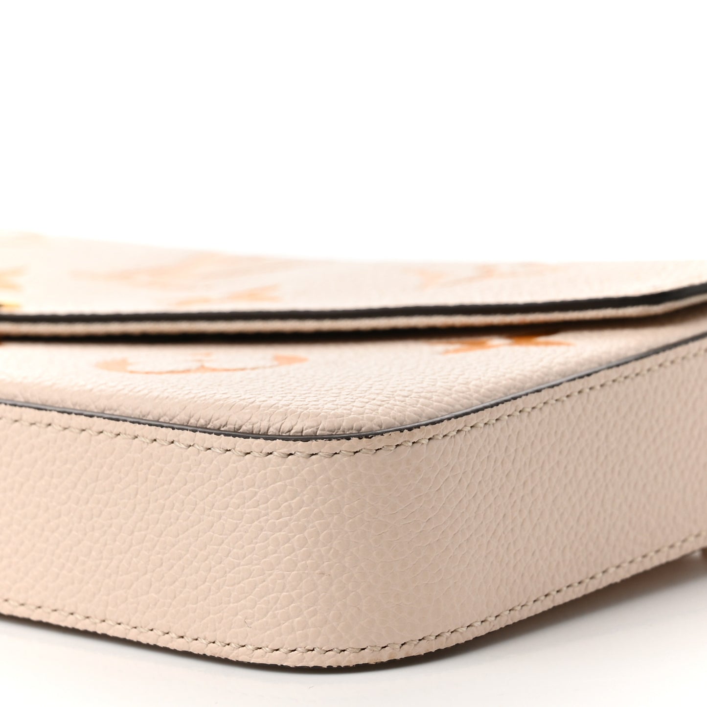 Empreinte Monogram Giant By The Pool Felicie Pochette Chain Wallet Cream Saffron