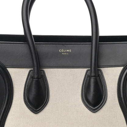 Celine Canvas Smooth Calfskin Mini Tri-Color Luggage Royal 8 of 16