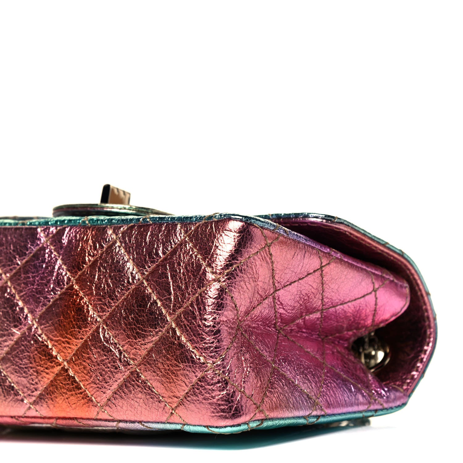 Chanel Metallic Goatskin Quilted Mini 2.55 Reissue Flap Multicolor 9 of 10