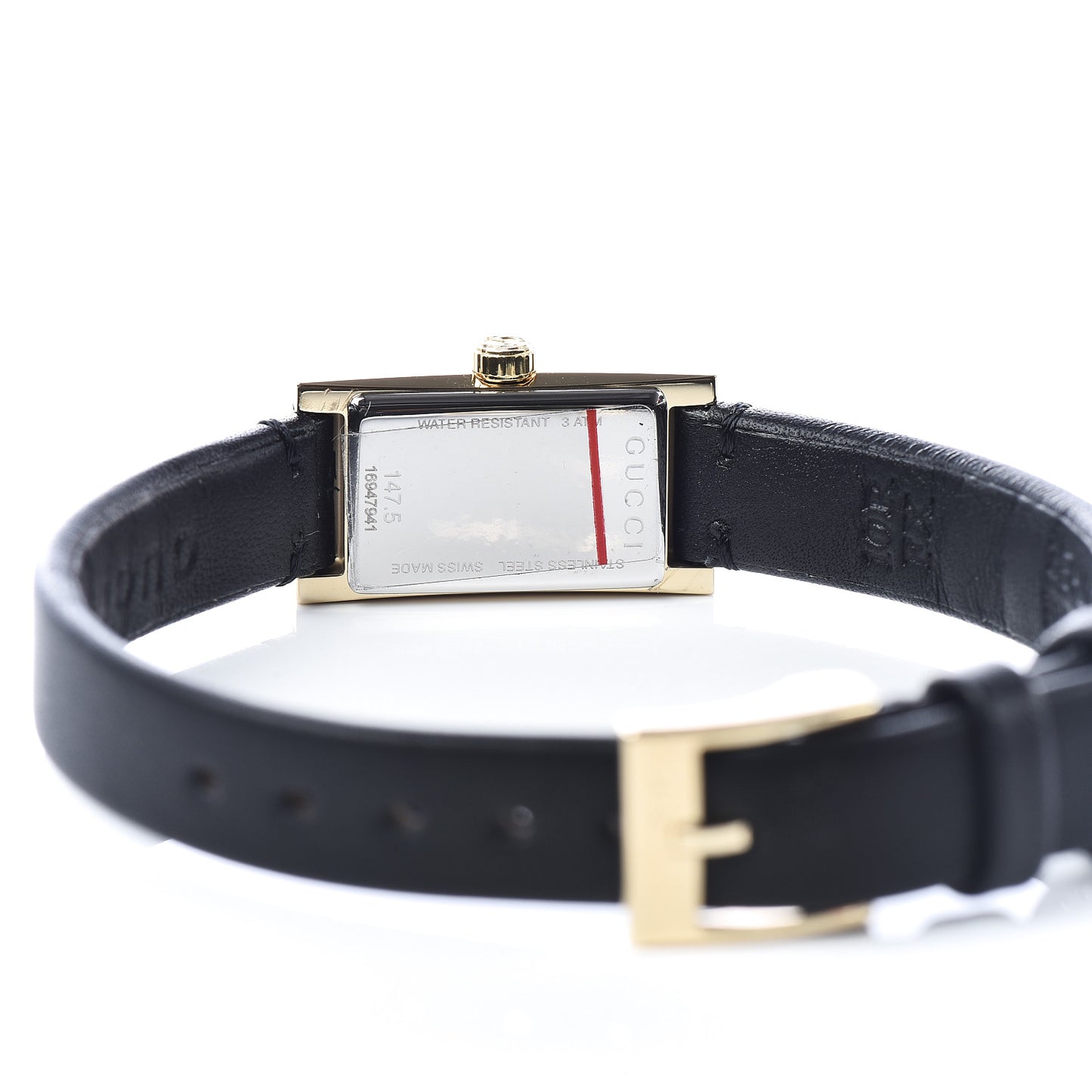 Stainless Steel Calfskin 14mm G-Frame Quartz Watch