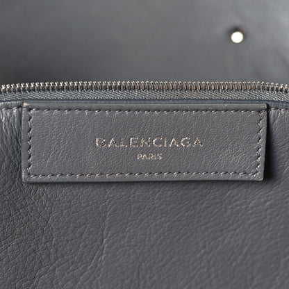 Balenciaga Veau Papier A4 Zip Around Tote Gris Metal 6 of 20