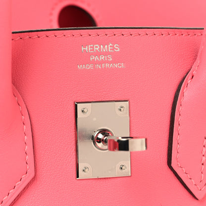 Hermes Swift Birkin 25 Rose Azalee 6 of 12