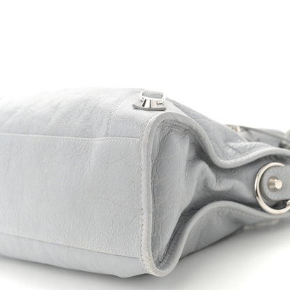 Balenciaga Agneau Arena Classic Silver Hardware Small Le City Light Grey 10 of 10