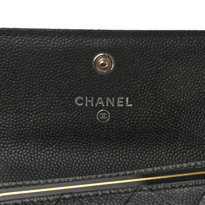 Chanel Caviar Quilted Boy Flap Card Holder So Black 6 of 11