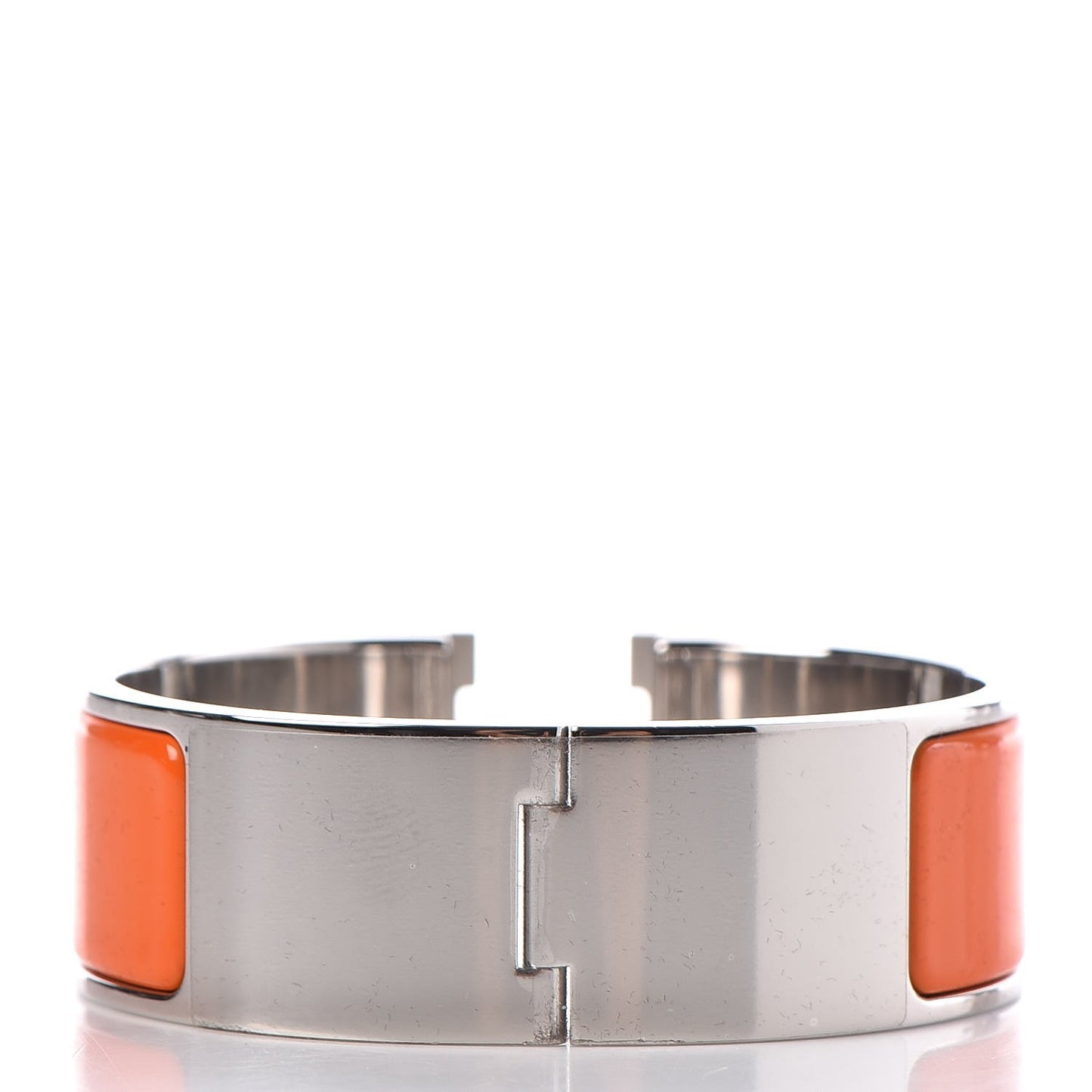 Enamel Wide Clic Clac H Bracelet PM Orange