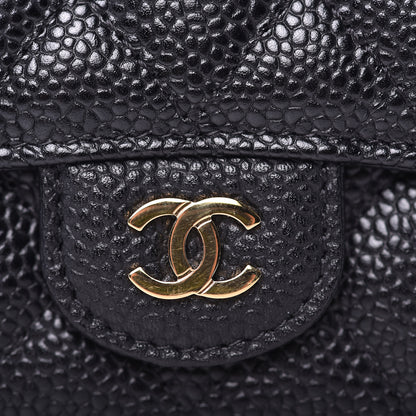 Chanel Caviar Quilted Flap Card Holder Black 11 of 11