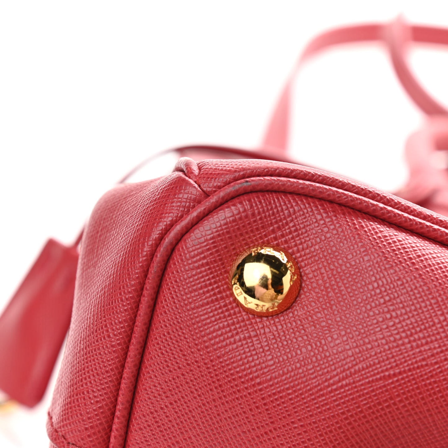 Saffiano Medium Galleria Double Zip Tote Fuoco