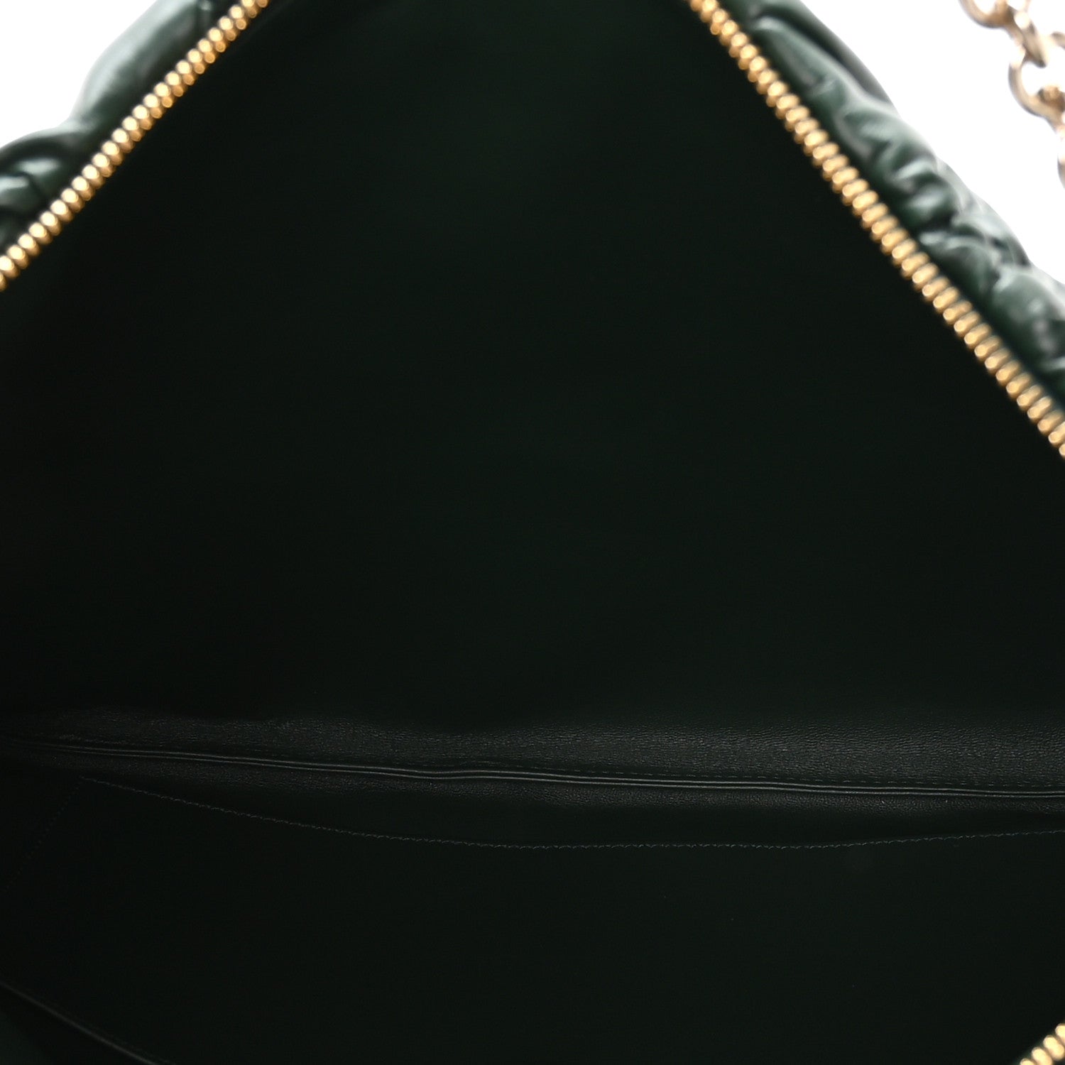 Christian Dior Calfskin Puffy Macrocannage Medium Dior Crunchy Bag  Forest Bloom 4 of 9