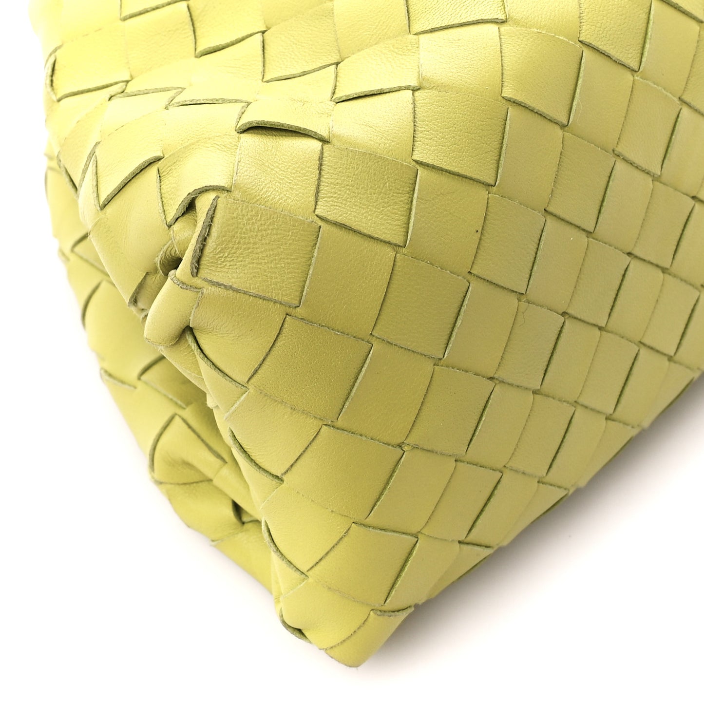 Nappa Maxi Intrecciato The Pouch Oversized Clutch Seagrass