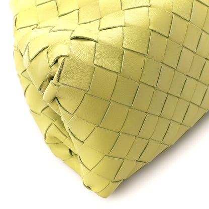 Bottega Veneta Nappa Maxi Intrecciato The Pouch Oversized Clutch Seagrass 10 of 11
