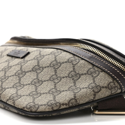 Gucci GG Supreme Monogram Belt Bag Dark Brown 9 of 9
