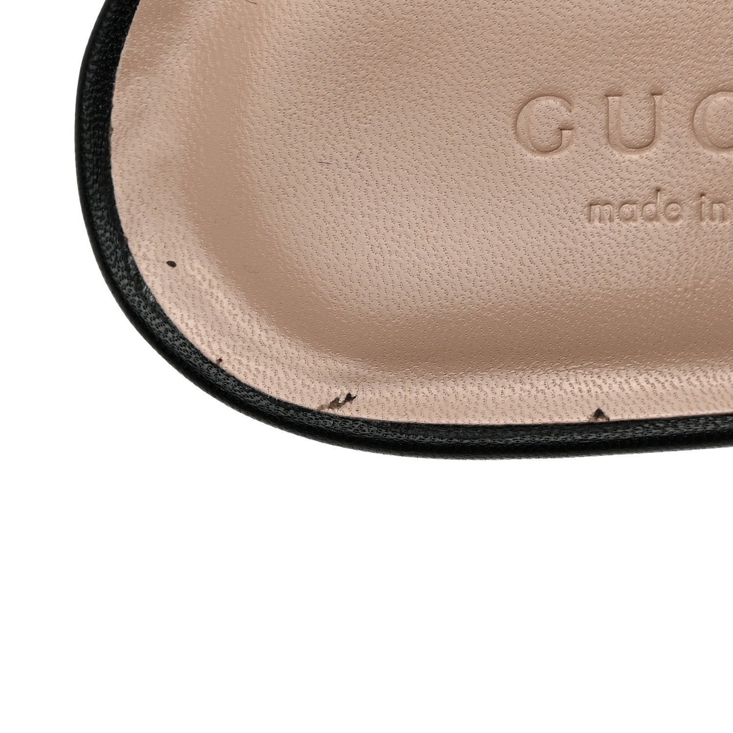 Gucci Malaga Kid GG Marmont Fringe 75mm Slide Sandals 38 Black 8 of 9