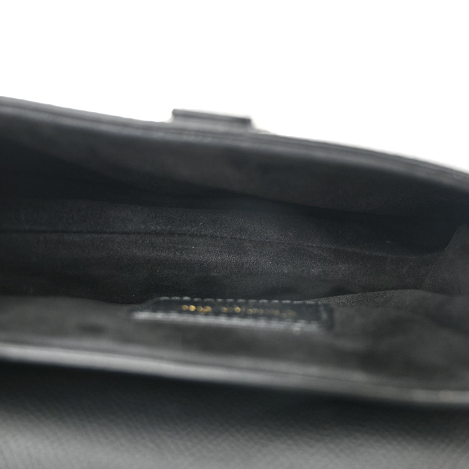 Christian Dior Grained Calfskin Mini Saddle Bag Black 5 of 11