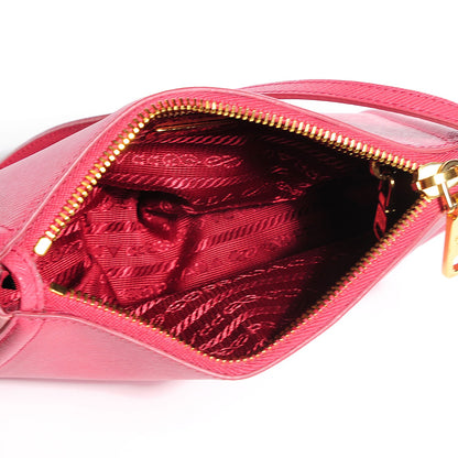 Prada Saffiano Mini Bi-Color Shoulder Bag Tamaris Camelia 5 of 8