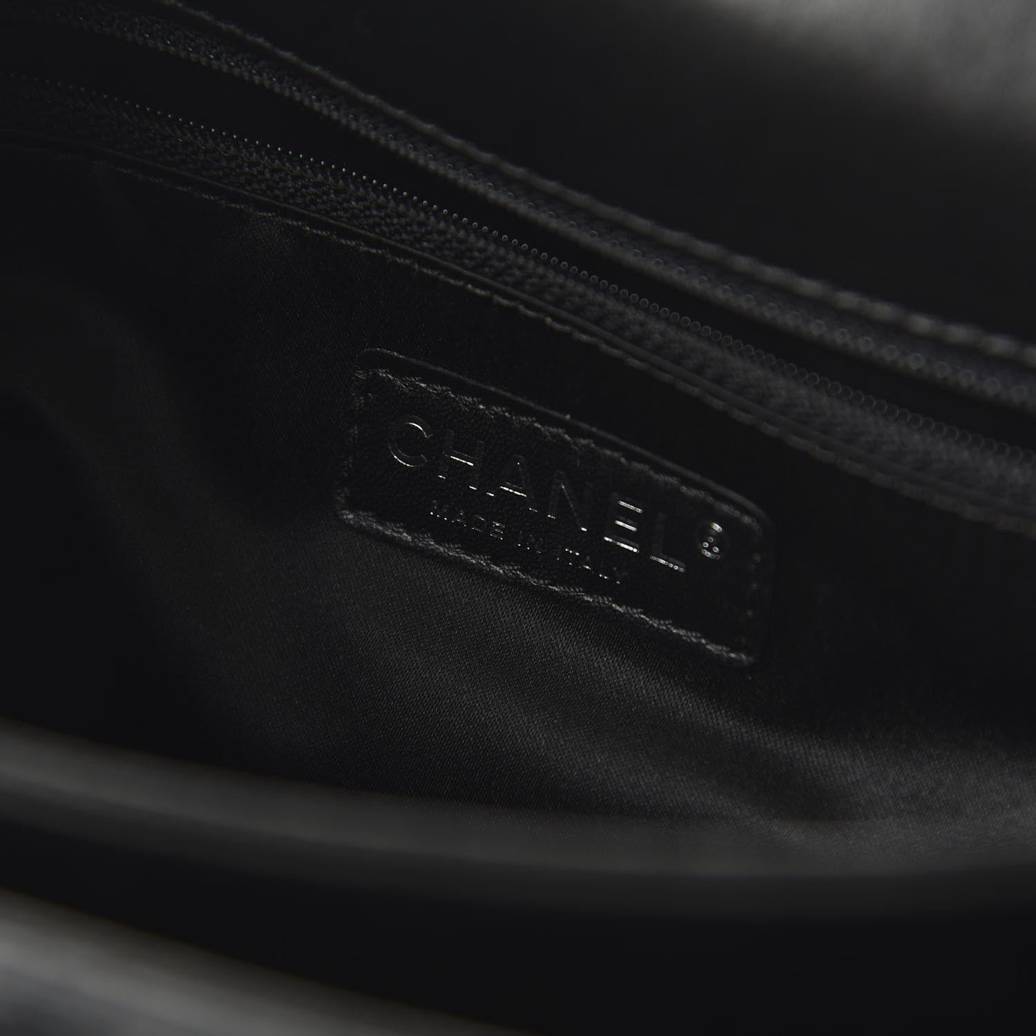 Chanel Lambskin Quilted 3 Large Flap Black 8 of 11