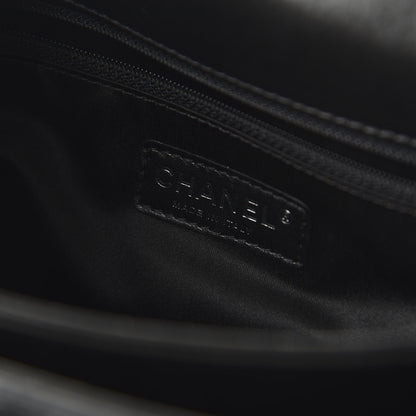 Chanel Lambskin Quilted 3 Large Flap Black 8 of 11
