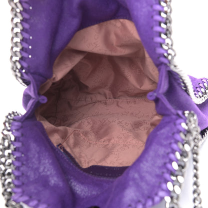 Stella McCartney Shaggy Deer Mini Falabella Fold Over Tote Bright Purple 5 of 9
