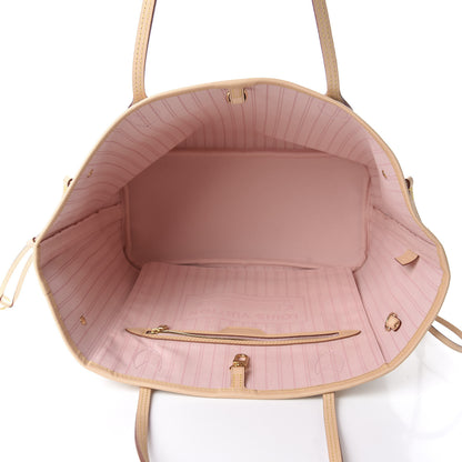 Louis Vuitton Damier Azur Neo Neverfull MM Rose Ballerine 5 of 11