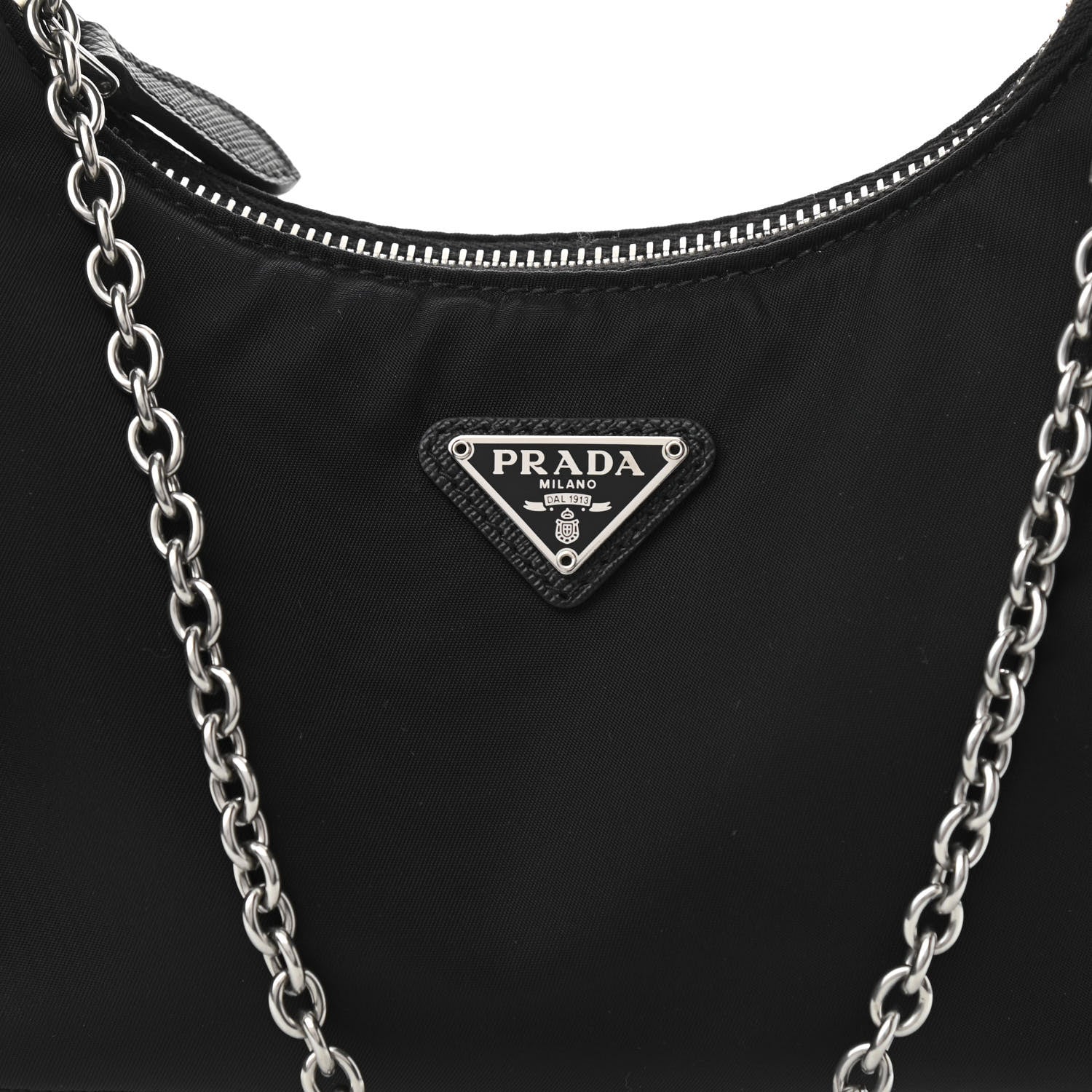 Prada Nylon Re-Edition 2005 Shoulder Bag Black 7 of 9