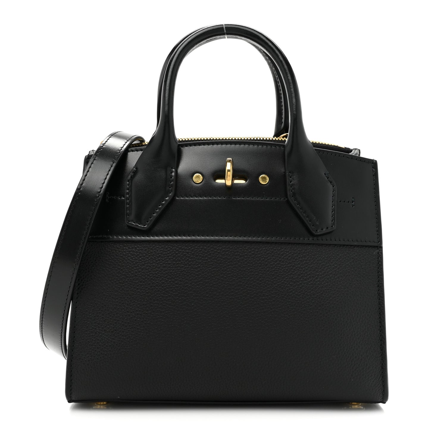 Calfskin City Steamer Mini Black