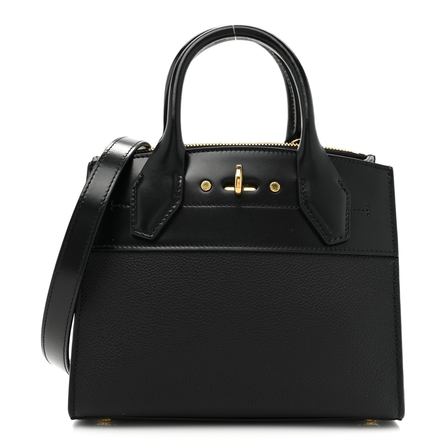 Louis Vuitton Calfskin City Steamer Mini Black 1 of 9