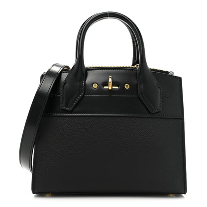 Louis Vuitton Calfskin City Steamer Mini Black 1 of 9
