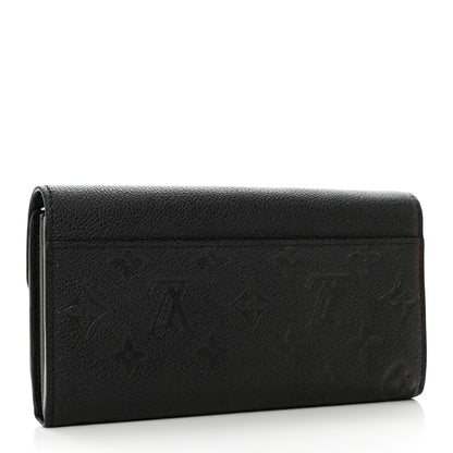 Louis Vuitton Empreinte Sarah Wallet NM Black 3 of 11