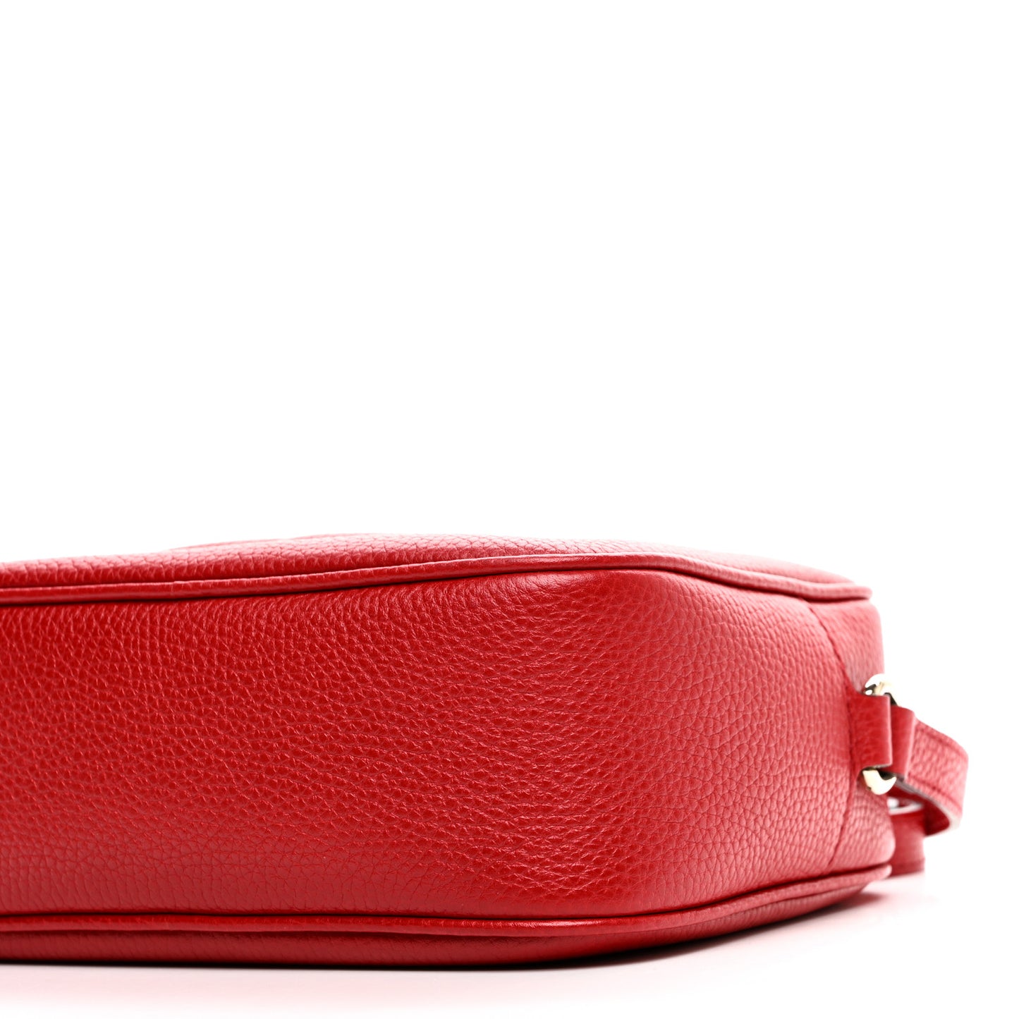 Pebbled Calfskin Small Soho Disco Bag Tabasco Red