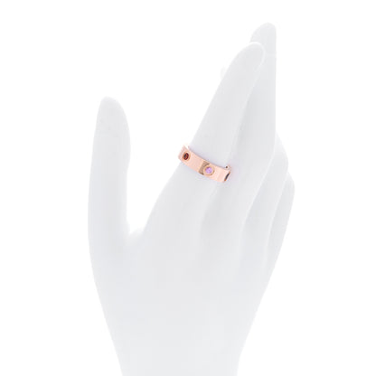 Cartier 18K Pink Gold Sapphire Garnet Amethyst 5.5mm LOVE Ring 54 7 2 of 5