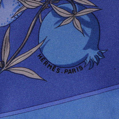 Hermes Silk Jardins d'Eden Pocket Square Scarf 3 of 4