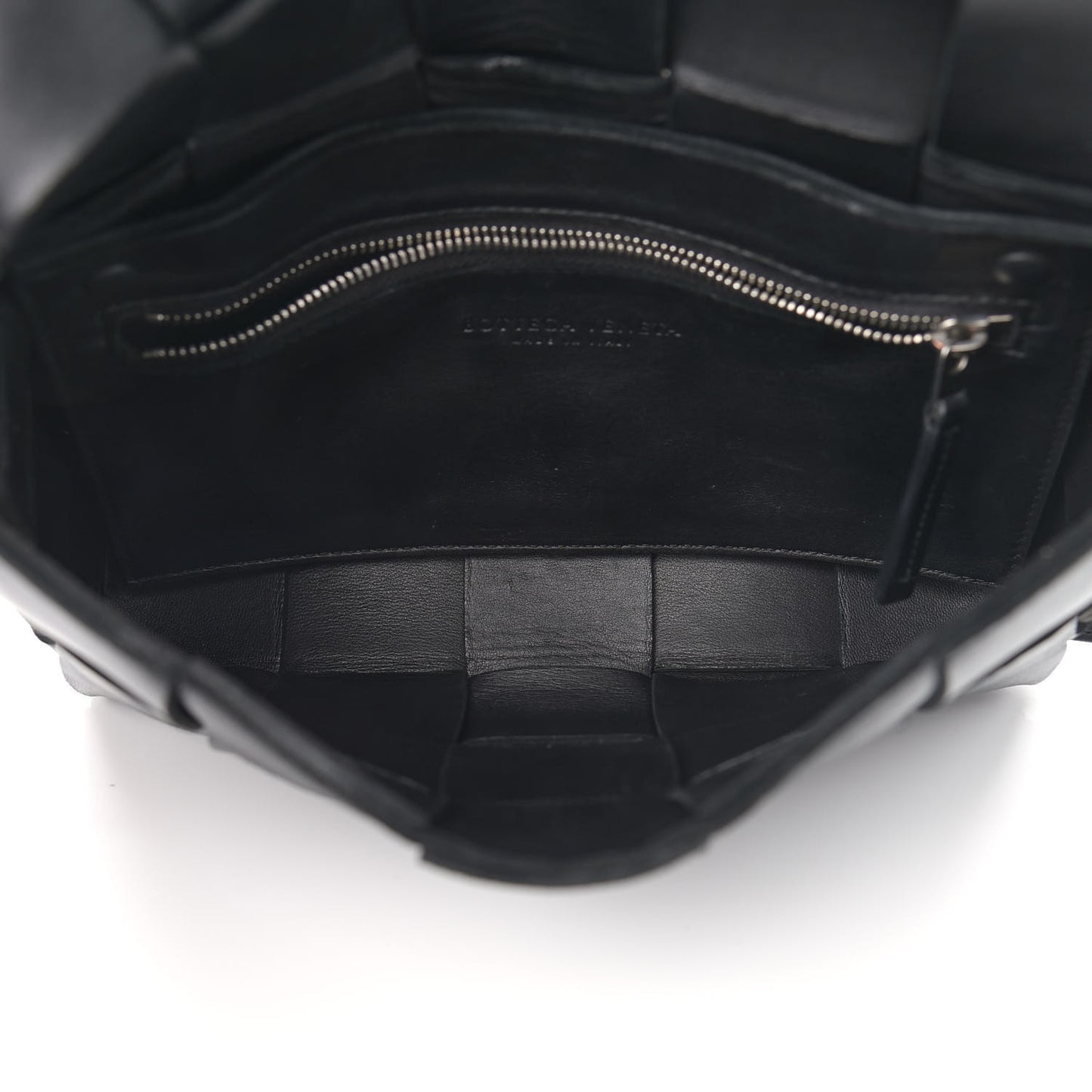 Nappa Maxi Intreccio Cassette Bag Black