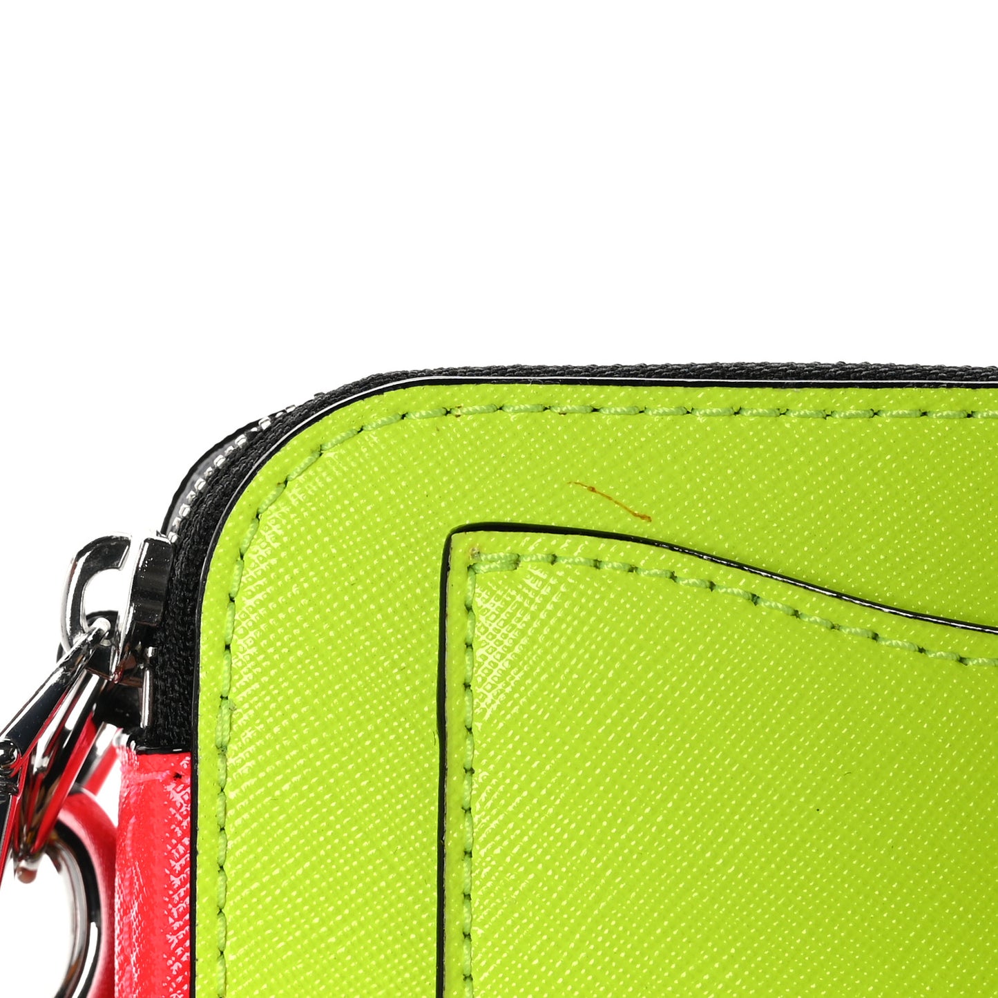 Saffiano Small Snapshot Camera Bag Bright Yellow