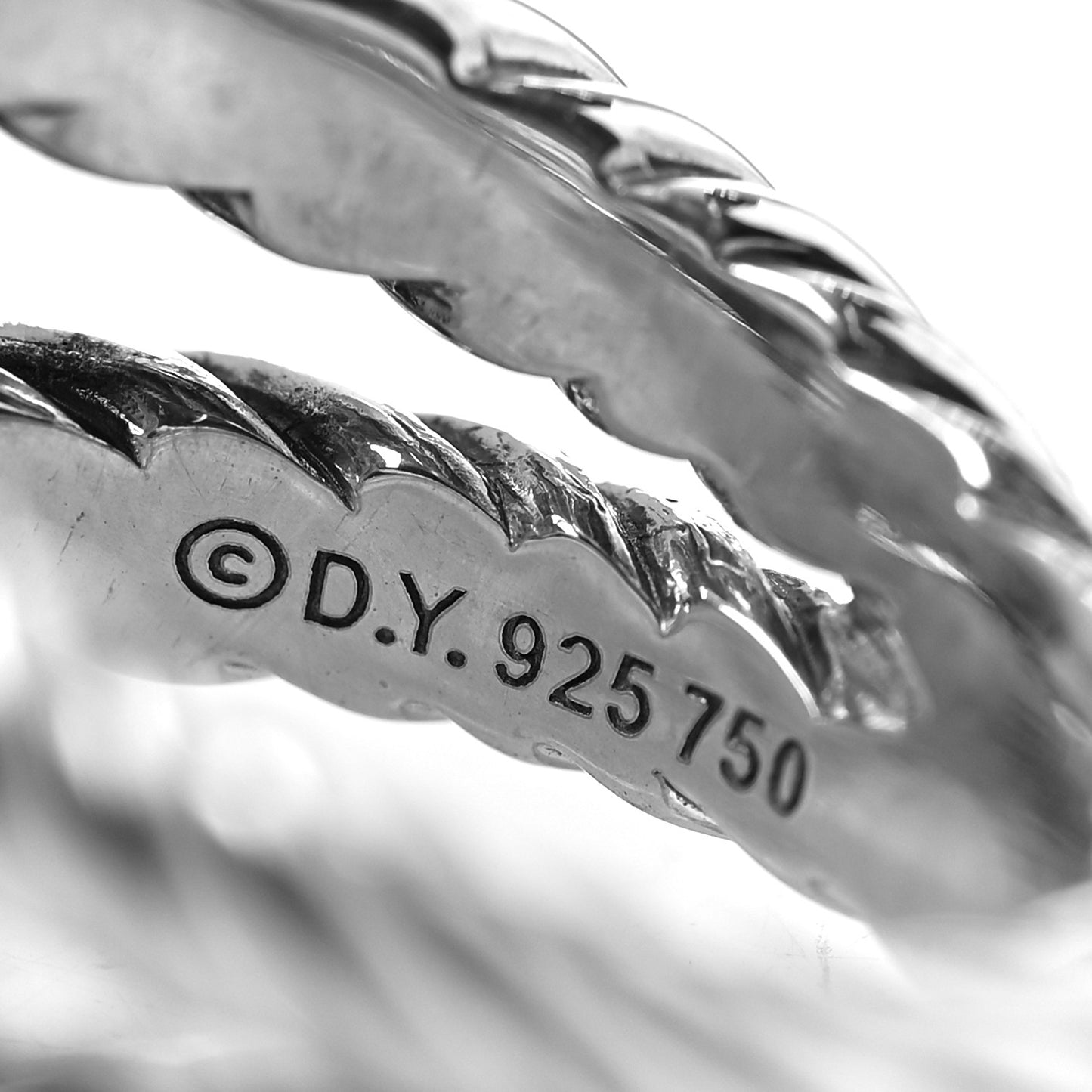 Sterling Silver 18K Yellow Gold Diamond Citrine 16mm Cerise Ring 53 6.25