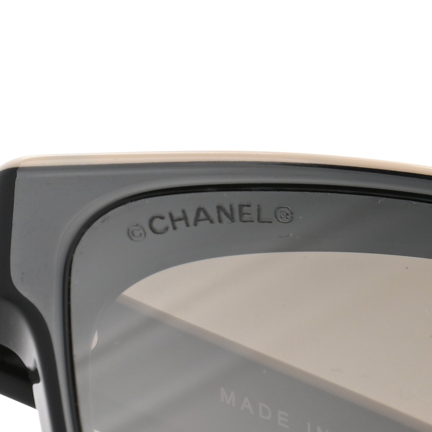 Acetate Logo Shield Sunglasses 5418 Black