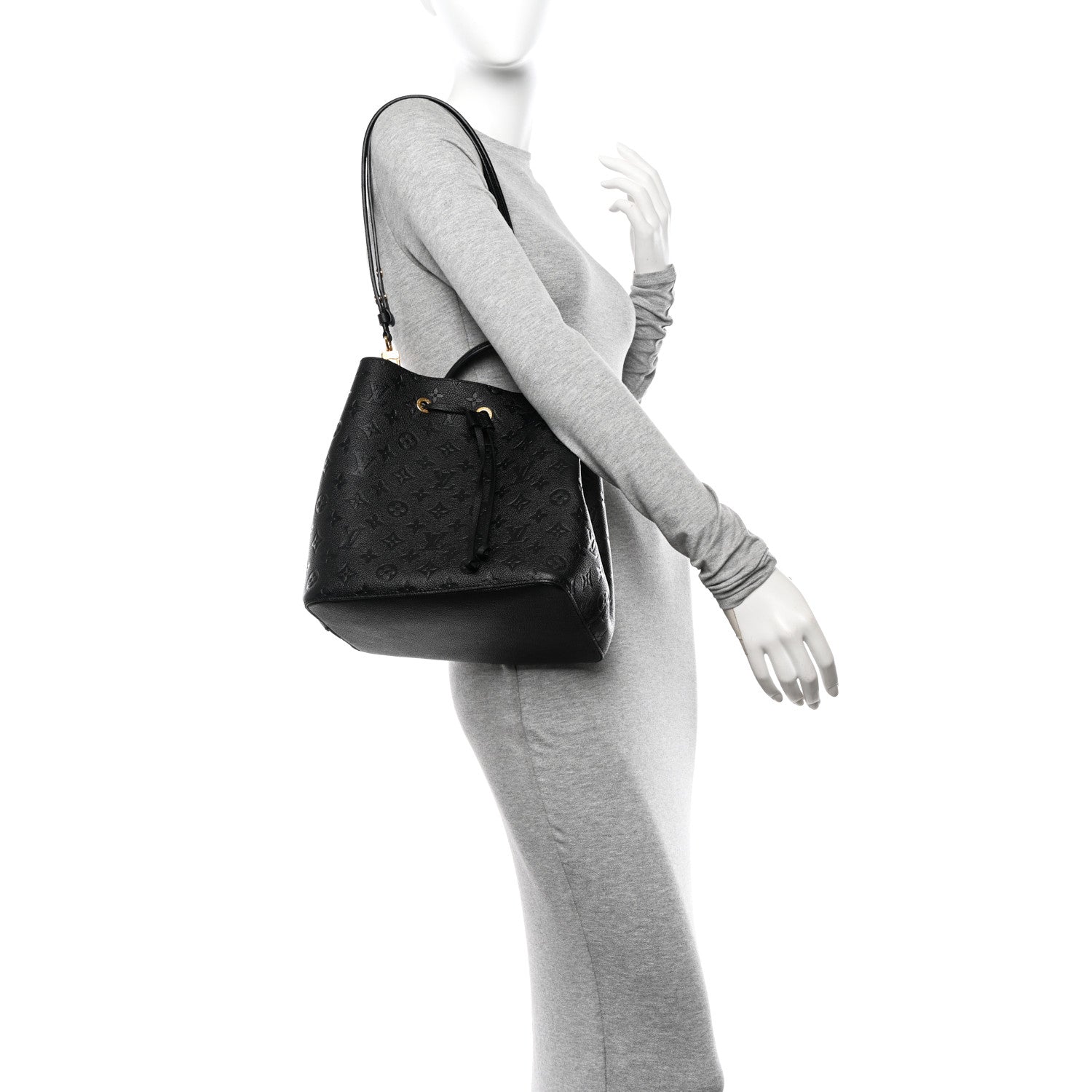 Louis Vuitton Empreinte Neonoe MM Black 2 of 10