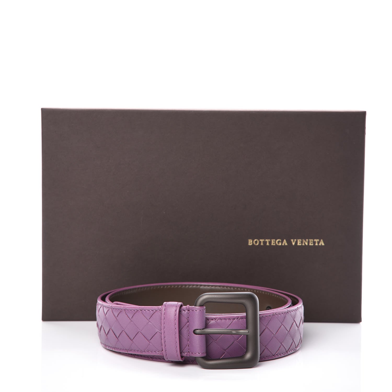 Bottega Veneta Nappa Intrecciato Belt 85 34 Corot 7 of 7
