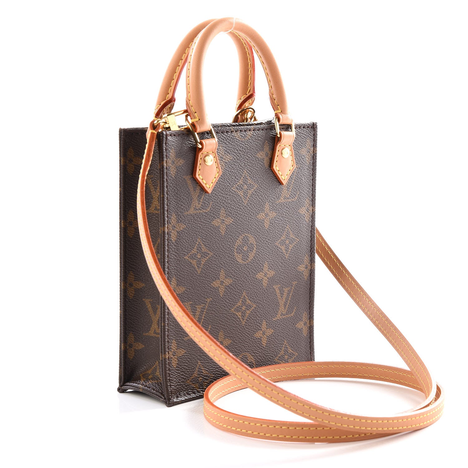 Louis Vuitton Monogram Petit Sac Plat 2 of 10