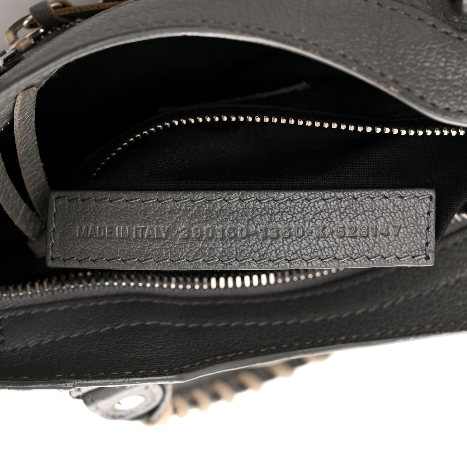 Balenciaga Chevre Silver Metallic Edge Hardware Mini City Gris Acier 7 of 18