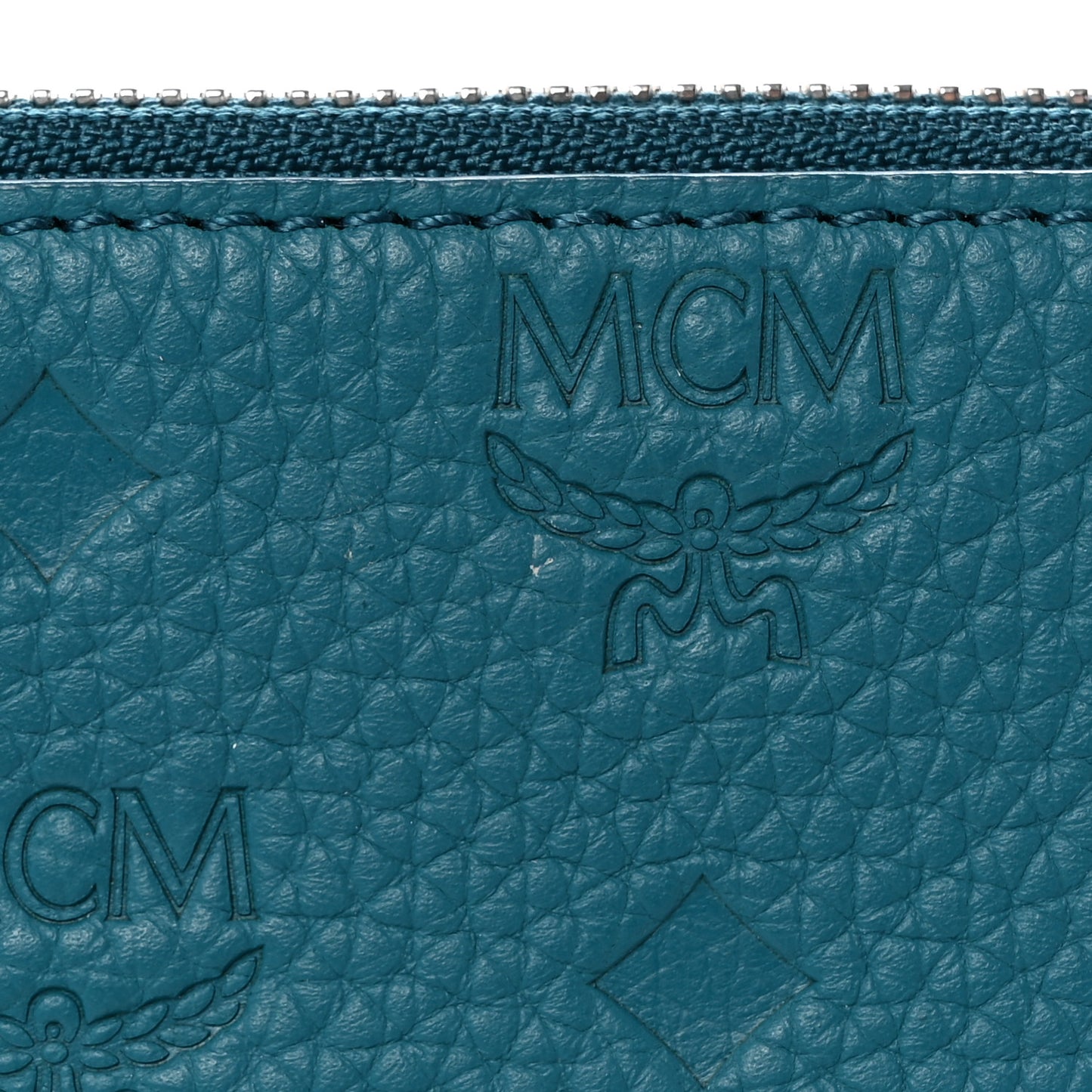 Calfskin Ottomar Monogram Medium Tivitat Document Holder Teal