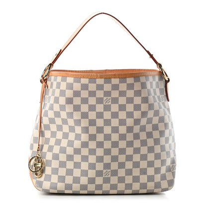 Louis Vuitton Damier Azur Delightful PM Rose Ballerine 1 of 9