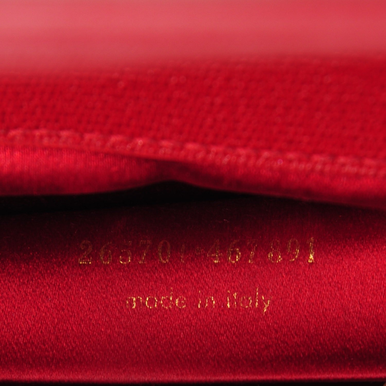 Saint Laurent Textured Calfskin Classic Y Clutch Red 7 of 7