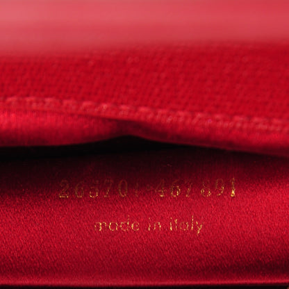 Saint Laurent Textured Calfskin Classic Y Clutch Red 7 of 7