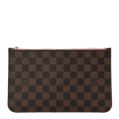 Louis Vuitton Damier Ebene Neverfull MM GM Pochette Rose Ballerine 1 of 11