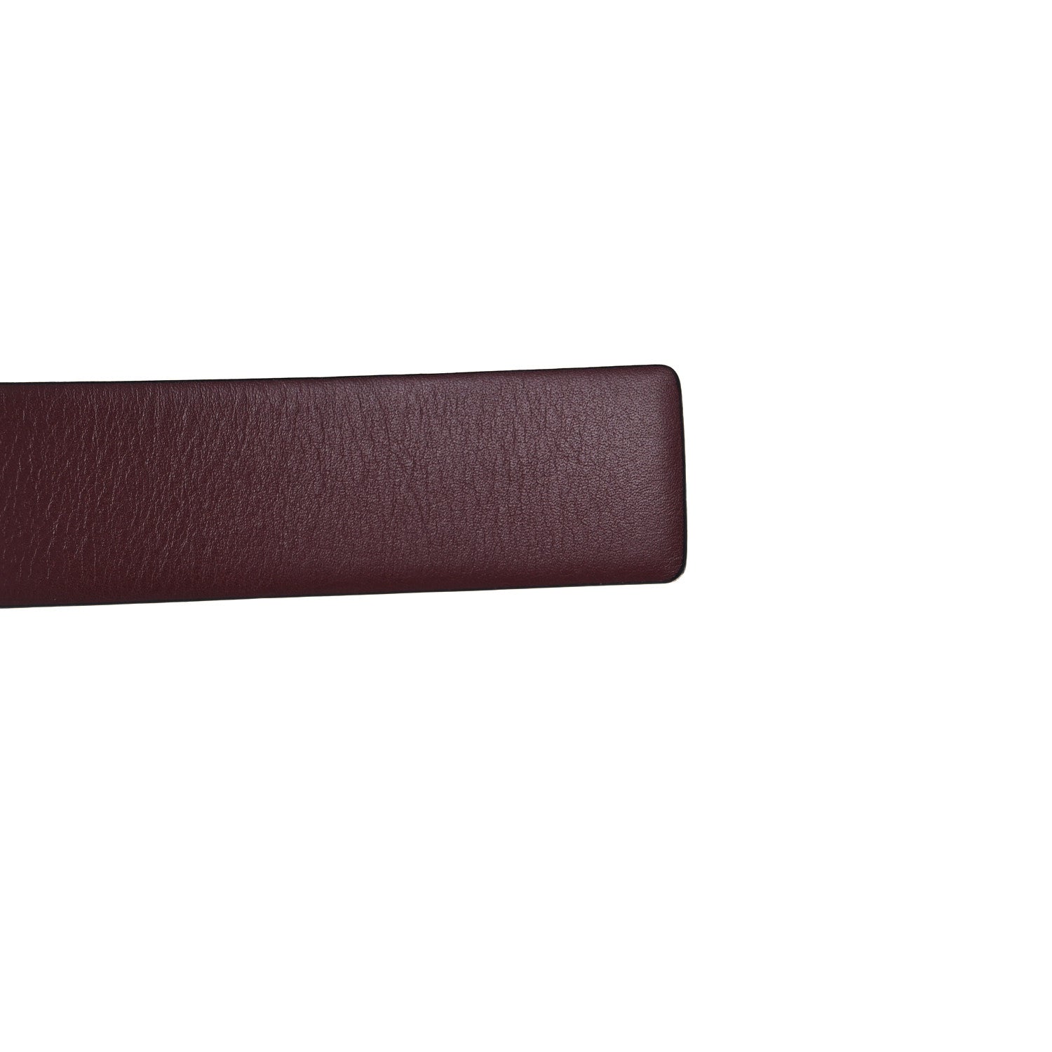 Chanel Calfskin CC Reversible Belt 95 Black Burgundy 4 of 6