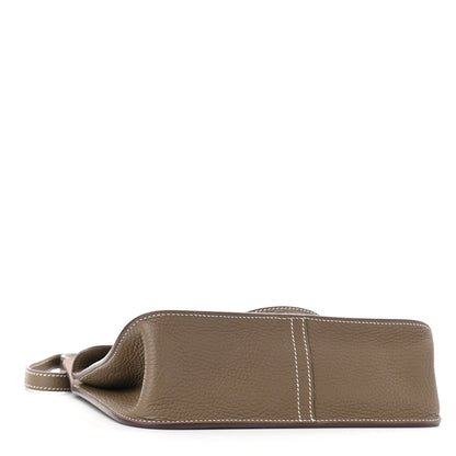 Hermes Taurillon Clemence Halzan 25 Etoupe 5 of 10