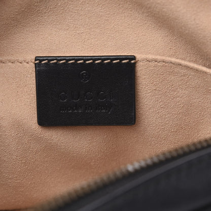 Gucci Calfskin Matelasse GG Marmont Belt Bag 105 42 Black 6 of 12